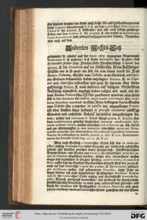 Anderten Rechts-Satz