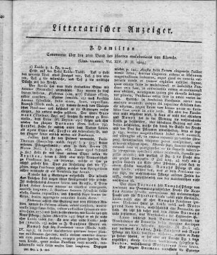 Litterarischer Anzeiger
