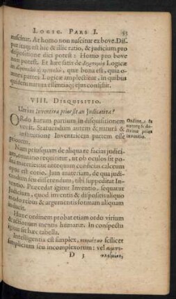 VIII. Disquisitio.