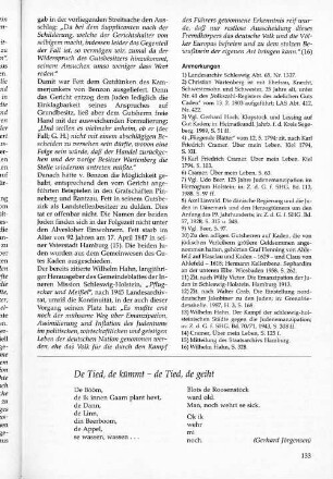 De Tied, de kümmt - de Tied, de geiht