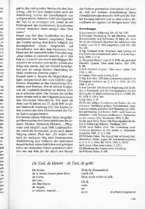 De Tied, de kümmt - de Tied, de geiht