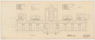 Evangelisches Diakonissenkrankenhaus Bethanien, Berlin-Kreuzberg Umbau. Hauptgebäude: 1. Obergeschoss 1:100