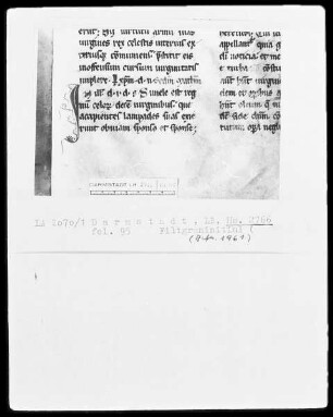 Lectionarium officii — Initiale F, Folio 95 recto