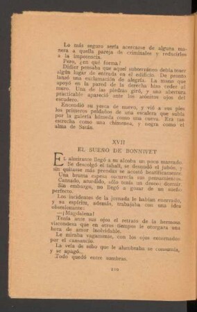 XVII - El sueño de Bonnivet