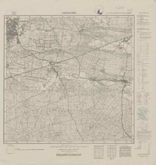 3945 (alte Nr.: 2177) Luckenwalde, Meßtischblatt (4cm - Karte)