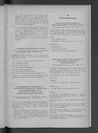 Ruhegehaltfähige Gebührenanteile für Gerichtsvollzieher (Änderung der Hamburgischen Ergänzungsbestimmungen zu der Gerichtsvollzieherordnung - AV. der Landesjustizverwaltung Nr. 30/1958 - )