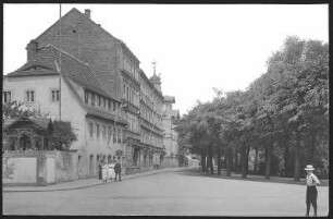Pirna. Grohmannstraße am Kreisverkehr