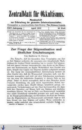 10. Heft (Apr. 1932)
