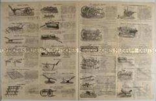 Permanente Ausstellung und Fabrik landwirthschaftlicher MASCHINEN und GERÄTHE EDUARD AHLBORN, Hildesheim, Bahnhofs-Allee Nr. 14.