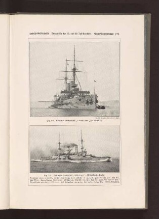 Fig. 209 Deutsches Linienschiff "Zähringen" ("Wittelsbach"-Klasse)