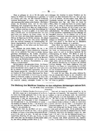 Die Stellung des Matthias Claudius zu den religiösen Strömungen seiner Zeit : (Fortsetzung)