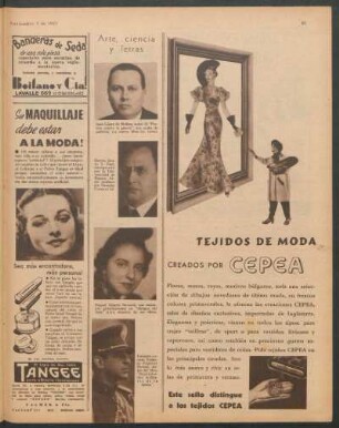 Arte, ciencia y letras