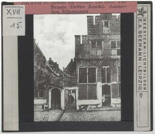 Vermeer, Straße in Delft (Amsterdam RM SK-A-2860)