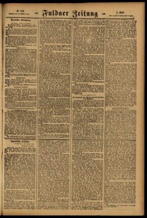 Zweite Ausgabe vom Samstag, den 14. Oktober 1916.