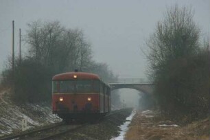 Lauda Schienenbus 798 699 N Wertheim-Lauda Wegbrücke