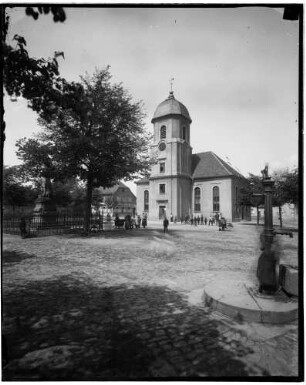 Mühlburg Karl Friedrich Gedächtniskirche Ansicht von Südwesten