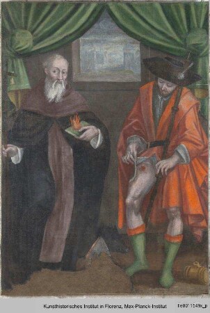 Die Heiligen Antonius Abbas und Rochus