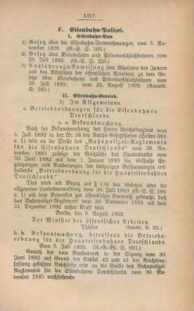 F. Eisenbahn-Polizei