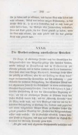 280-282 Die Verheirathung apostasirter Priester