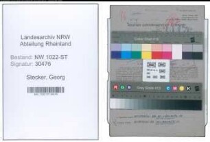 Entnazifizierung Georg Stecker , geb. 07.08.1899 (Dreher)
