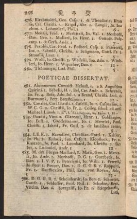 Poeticae Dissertat