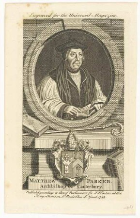 Bildnis des Matthew Parker, Archbishop of Canterbury
