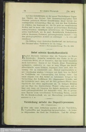 Relief mittelst Quecksilberchlorid