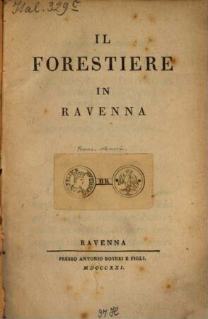 Il forestiere in Ravenna