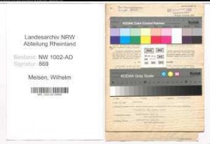 Entnazifizierung Wilhelm Meisen, geb. 28.05.1892 (Stadtsekretaer)