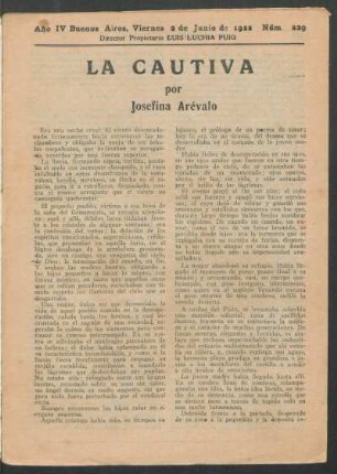 La cautiva [Parte única]
