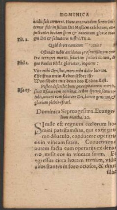 Dominica Septuagesima.