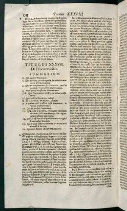 178-194, Titulus XXXVIII. De procuratoribus - Titulus XLIII. De arbitris