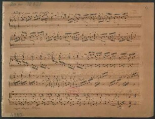 [Sammelhandschrift] 18 Stücke für Tasteninstrument