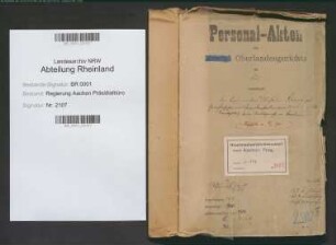 Rombach, Wilhelm, geb. 20.07.1884, Regierungspräsident, später Oberbürgermeister von Aachen. Bd. 2