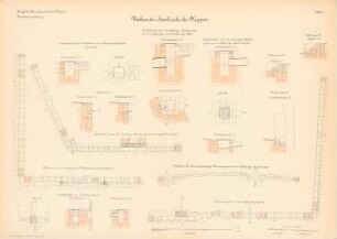 Hasebrücke, Meppen Umbau: Aufsicht, Schnitte 1:50, 1:20