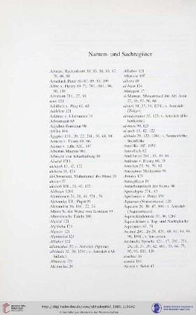 Namen- und Sachregister