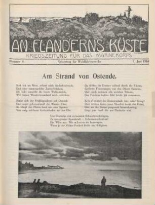 6.1916: An Flanderns Küste