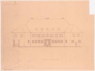Herrenhaus Hohenborn bei Kassel Umbau: Ostansicht