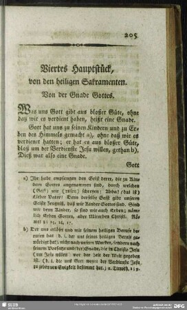 Viertes Hauptstück, von den heiligen Sakramenten