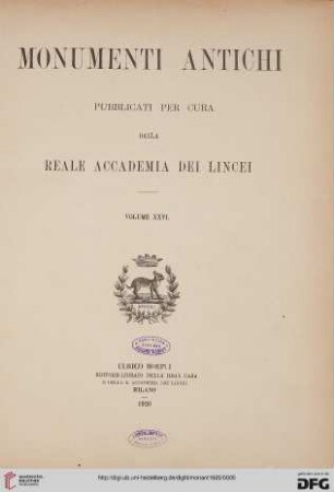 26: Monumenti antichi