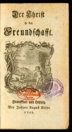 Der Christ in der Freundschafft