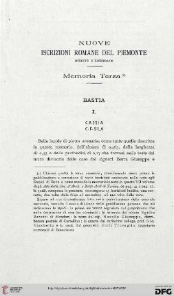 7: Nuove iscrizioni romane del Piemonte inedite o emendate, [3]