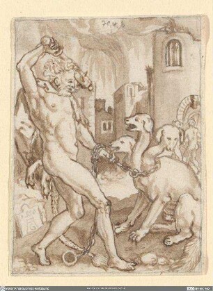 Herakles und Kerberos