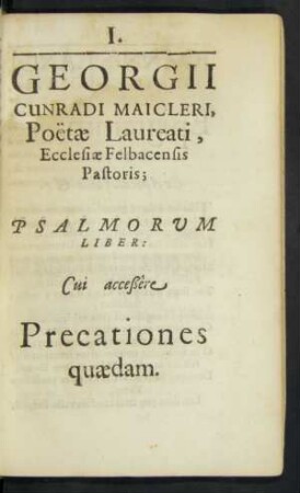 Psalmorum Liber