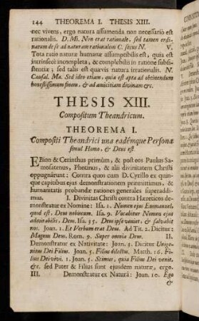 144-155, Thesis XIII