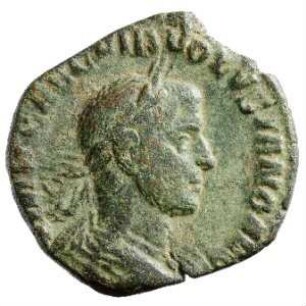 Münze, Sesterz, 251 - 253 n. Chr.