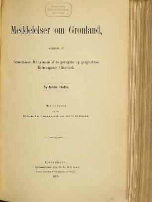 Meddelelser om Grønland. 17. 1895