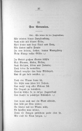 33. Der Veronica.