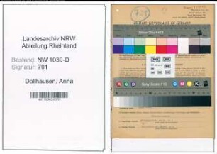 Entnazifizierung Anna Dollhausen , geb. 02.09.1905 (Buchhalterin)