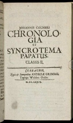 Classis II. De Romani Pontificis Satellitibus, Fidelibus Et Dilectis